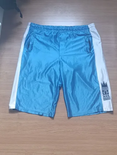 Bermuda XXL 55 VINTAGE Original Anos 2000 Tam M Azul Royal Tactel Y2K Rara