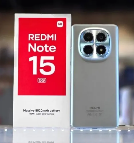 Linha Redmi Note 15 5G 512GB Lacrado Original com Garantia -- Loja Física 