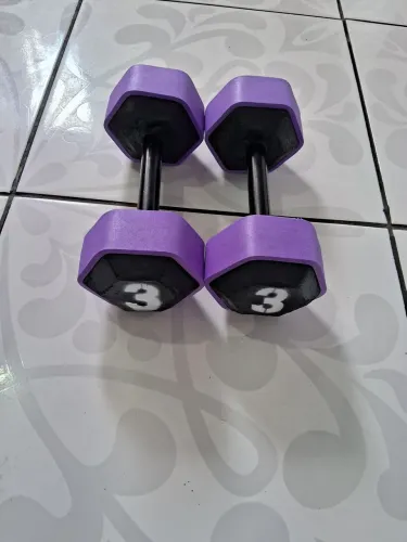 Par de Halteres de concreto 3 kg