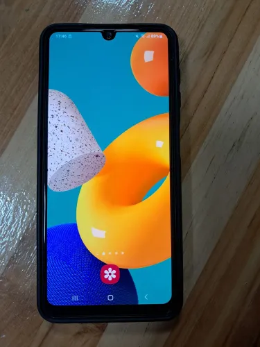 Samsung M32 128GB Seminovo em perfeito estado. Tudo funcionando.