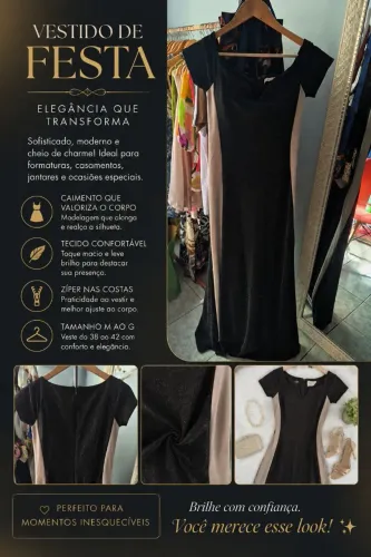 Vestido para Festas, Casamento e Formatura