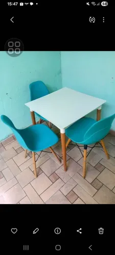 Jogo de mesa jantar ou escritório 