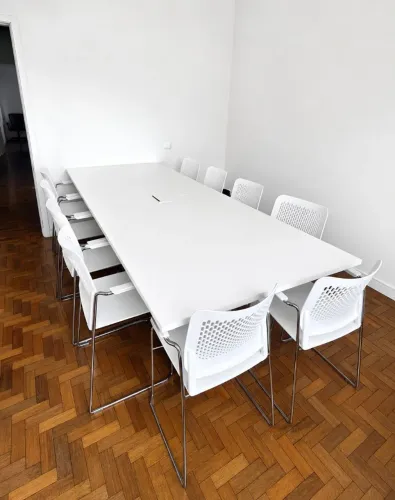 Mesa de Reunião Completa 3,00m + 10 Cadeiras