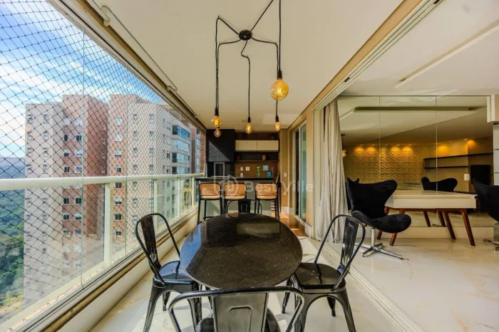 Apartamento com 3 dormitórios para alugar, 168 m² por R$ 16.340,00/mês - Alphaville - Sant