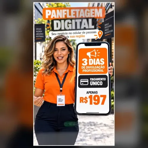 Panfletagem Digital | Divulgação Local por 3 Dias