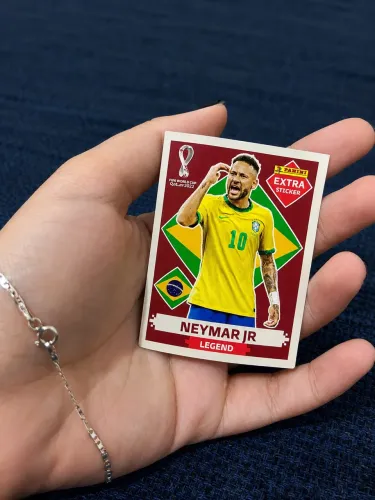 Figurinha legend Neymar Júnior copa 2022