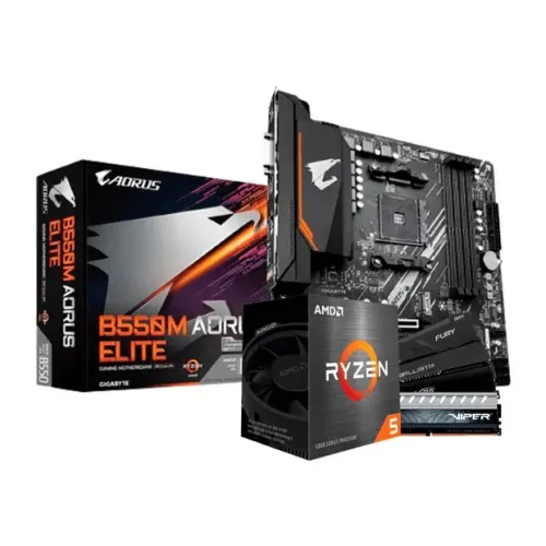Kit upgrade B550m Aorus Elite, 16gb gb ram, Ryzen 5 5500