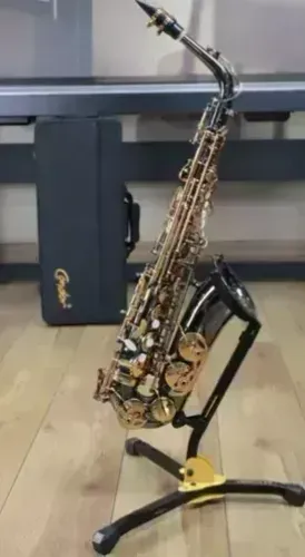Sax Alto Condor Csa22 Black Gold Com Estojo Luxo