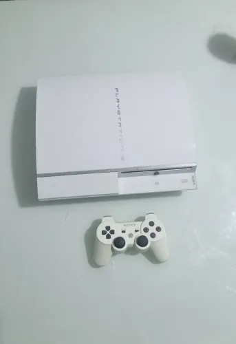 Playstation 3 fat Branco Desbloqueado hd de 500gb