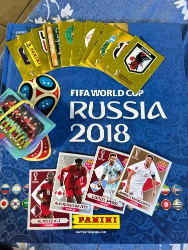 Título: Álbum Copa Do Mundo 2018 Rússia COMPLETO - Capa Dura + 4 LEGENDS (Incluindo Messi)