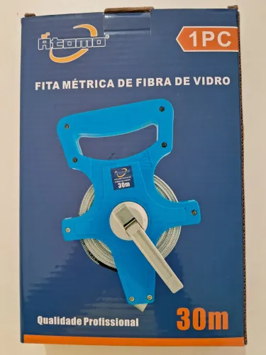 Fita métrica de Fibra de Vidro 30 metros Átomo MO-148-10