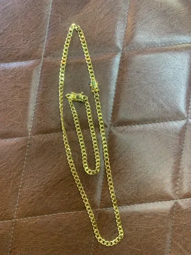 Conjunto banhado a ouro 18k