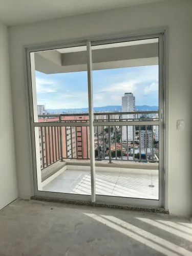Porta Balcão 2 Folhas Alumínio Branco Completa 
