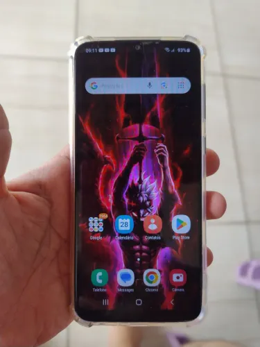 Samsung a03 core trincos fio de cabelo funcionando perfeitamente 
