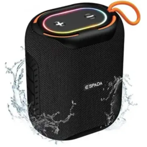 Caixa de Som Portátil 10W, Caixa de Som Bluetooth, Conexão USB, Cartão de Memória, Cabo P2