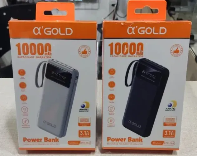 Power Bank Alpha carregador portátil 20000mAh e 10.000mah novos
