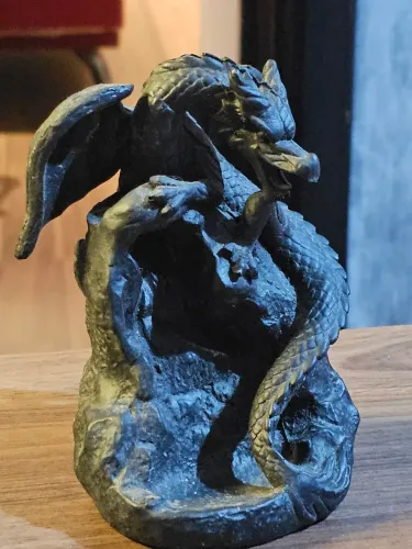 Incensario cascata dragao preto