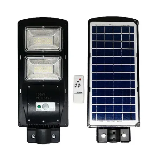 Luminaria Publica 100w Energia Solar 6000k C/Controle Potencia real. 