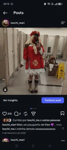Cosplay Klee - Genshin Impacto - Tamanho G