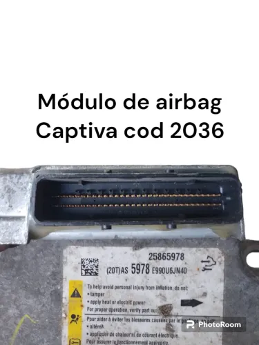 Módulo airbag captiva