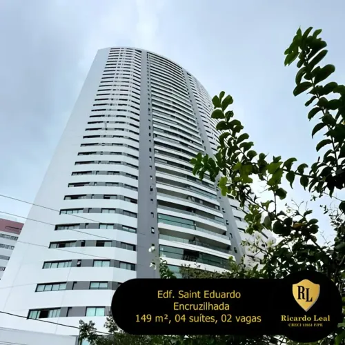 Vendo Apartamento na Encruzilhada, 149 m², 04 quartos (04 suítes)