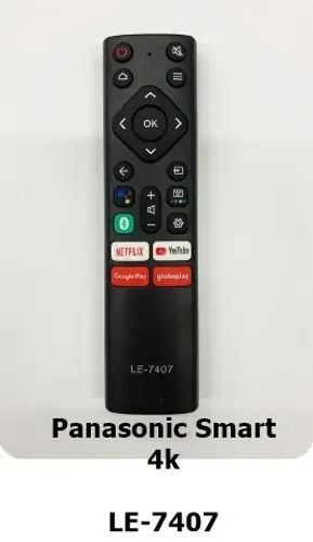 Controle Remoto Compatível Tv Panasonic Smart Led 4k LE-7407