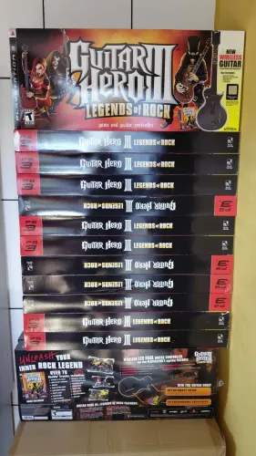 Guitarra Guitar Hero legends of Rock 3 PS3 lacrada