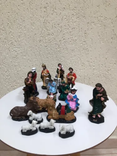 Presépio natal 12cm 18 peças completo
