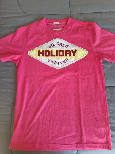 Camiseta Denim República Rosa Pink Tamanho P