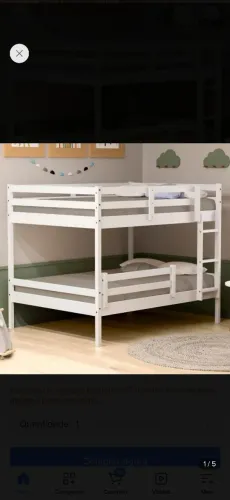 Cama beliche casal