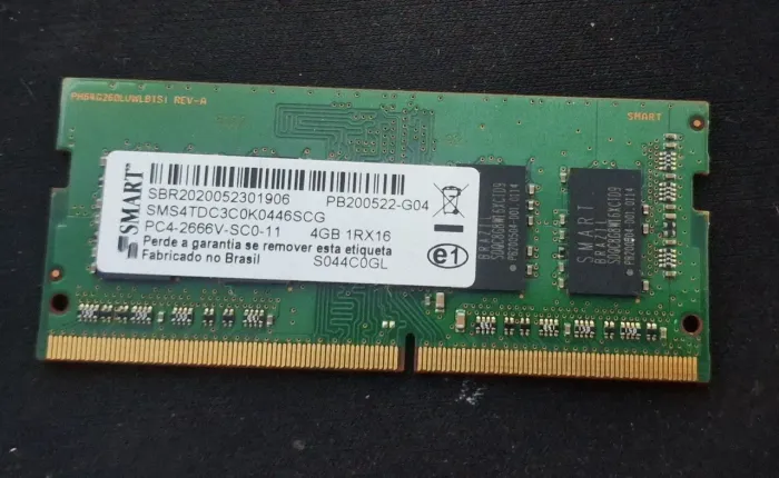 Memoria ram notebook 4gb ddr4