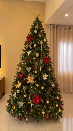 LOCAÇÃO DE ÁRVORE DE NATAL COMPLETA