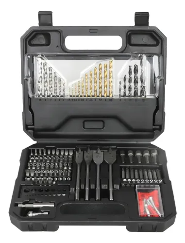 Kit Jogo De Brocas E Bits Maleta Com 125 Peças Ws9958 Wesco