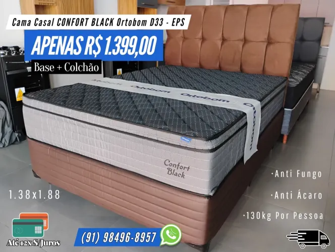 CAMA CASAL D33 ORTOBOM