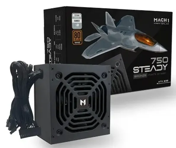 [NOVA/LACRADA] Fonte 750W, 80 Plus Bronze - MACH1 Steady