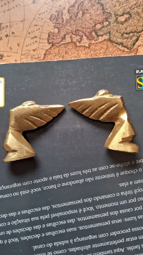ANJOS DE METAL PARA ARCA ALIANÇA OU ARTESANATO