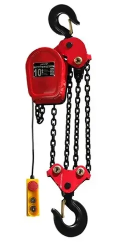 Talha Eletrica de Corrente 10Ton X 6M FIXA POR GANCHO 220V TF