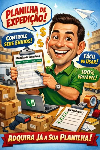 Planilha de controle e carregamento de veículos. (Poucas unidades)