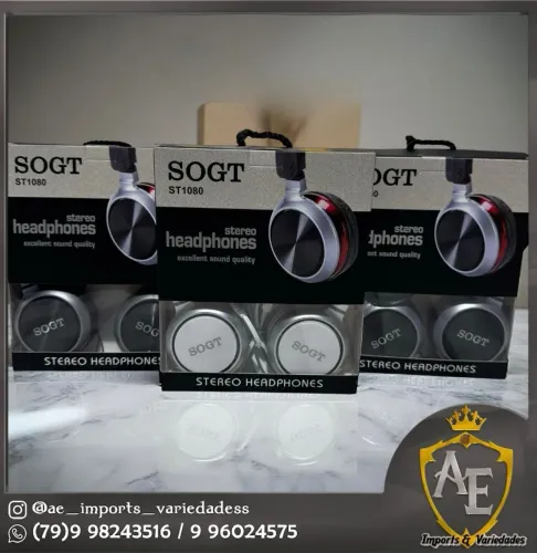 Fone headphone com fio