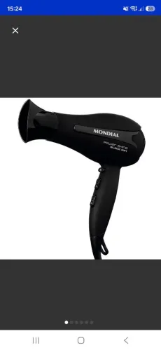 Secador de Cabelos Mondial Power Shine Black SC-13 2000W - Preto