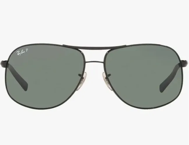 Óculos de sol Ray-Ban 3387 Polarizado Preto Aviador Unissex Rayban Ray Ban