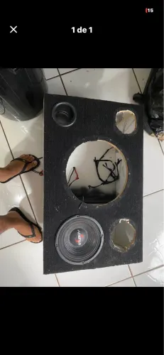 Caixa 4 vias pra sub de 12 e médio de 8