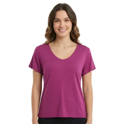 Camiseta Cantão Viscose Feminina Original Tamanho G Rosa