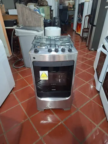 Fogão consul inox de alta qualidade de 4 bocas top mesmo