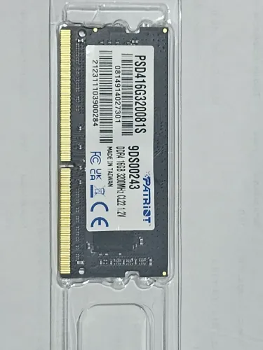 Memória RAM DDR4 Patriot Signature 16GB 3200MHz para Notebook