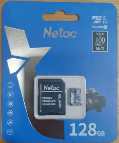 Cartão de Memória Netac 128gb