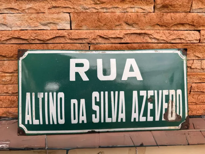 Placa de rua