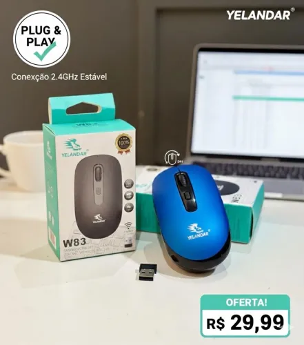 Mouse sem fio w83