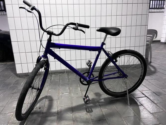 Bicicleta Seminova Aro 26 Azul Royal