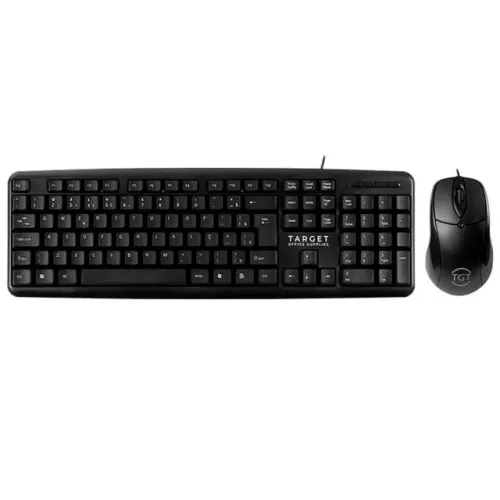 Kit Teclado e Mouse Office Com Fio GR100 V3 ABNT2 1000DPI TGT